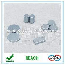 zinc plated disc block customized magnet